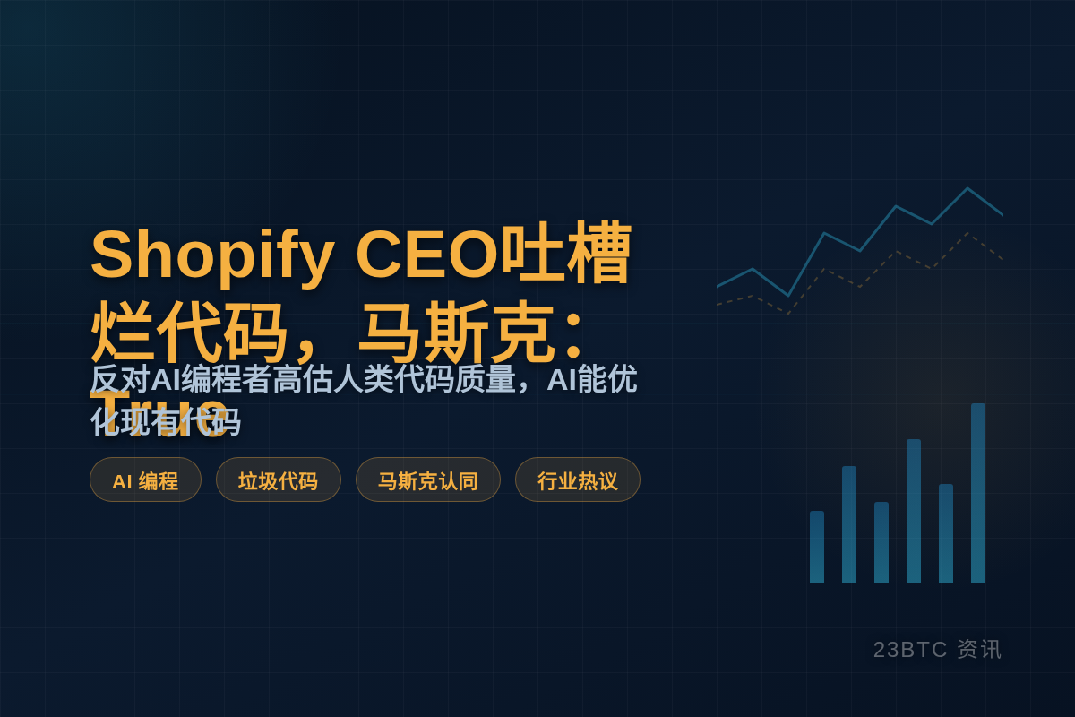 Shopify CEO吐槽烂代码,马斯克:True插图 Shopify CEO吐槽烂代码,马斯克:True