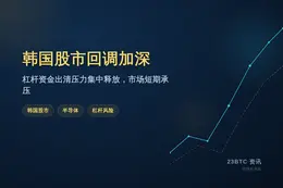 韩国股市本月回调加深