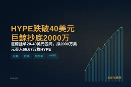 HYPE跌破40美元巨鲸抄底2000万
