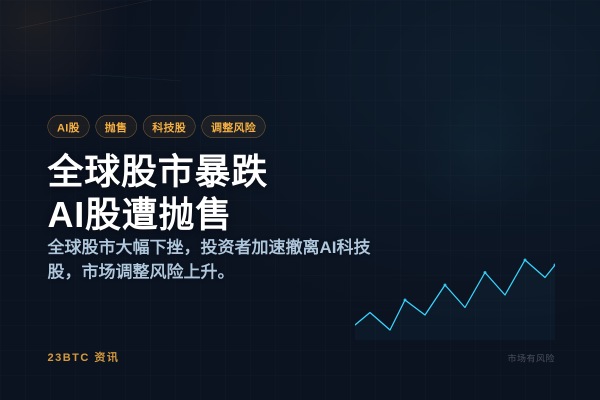 全球股市周五暴跌,AI股遭抛售插图1 全球股市周五暴跌,AI股遭抛售