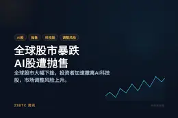 全球股市周五暴跌，AI股遭抛售