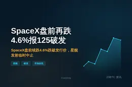 SpaceX盘前再跌4.6%报125破发