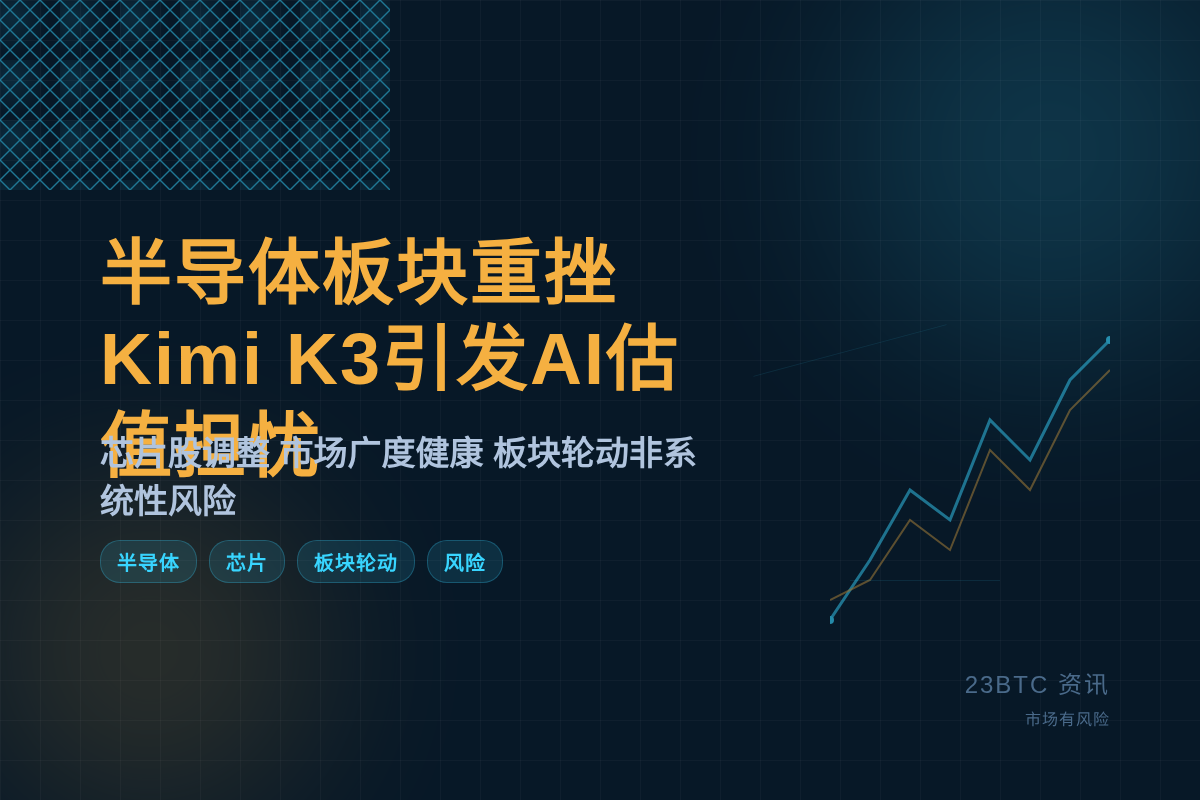 半导体板块重挫,Kimi K3引发AI估值担忧插图1 半导体板块重挫,Kimi K3引发AI估值担忧