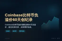 Coinbase比特币负溢价60天创纪录