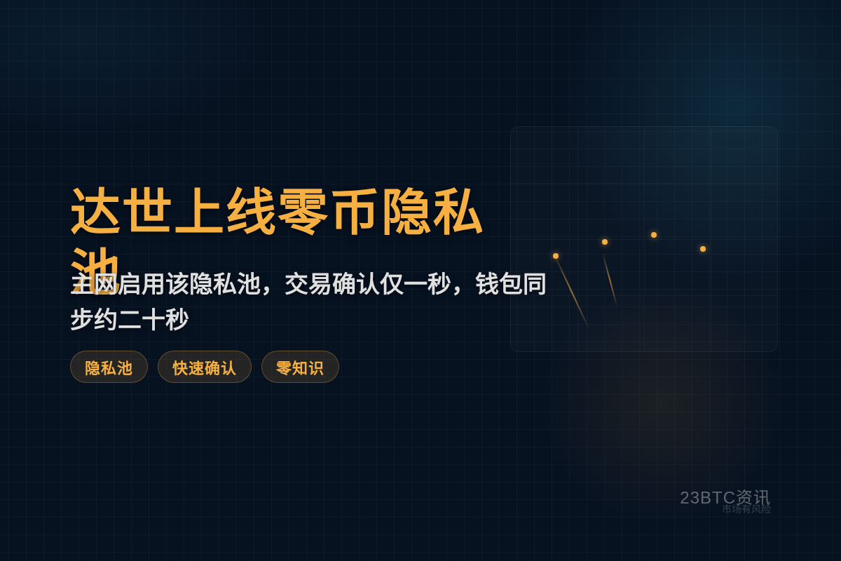 Dash上线Orchard隐私池源自零币