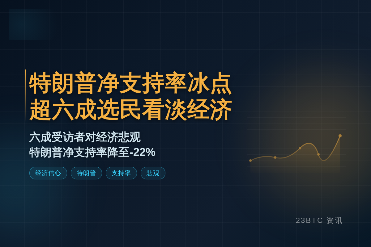特朗普净支持率冰点 超六成选民看淡经济插图1 特朗普净支持率冰点 超六成选民看淡经济