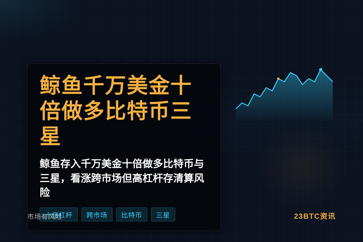 鲸鱼存1700万 10倍做多比特币、三星合约插图1 鲸鱼存1700万 10倍做多比特币、三星合约