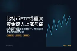 比特币ETF或重演黄金惊人上涨与痛苦回落