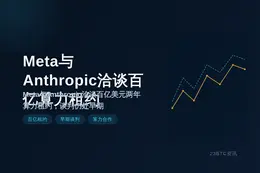 Meta与Anthropic洽谈百亿两年算力租约