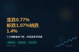 道跌0.77%标跌1.07%纳跌1.4%