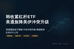 韩收紧单股杠杆ETF美通胀降美伊冲突升级