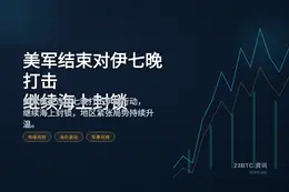 美军结束对伊连续七晚打击，称继续海上封锁