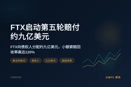 FTX7月31日启动第五轮赔付约9亿美元