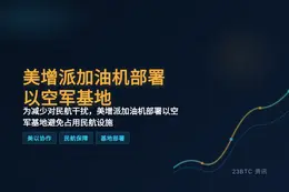 美增派加油机将部署以空军基地而非民用机场
