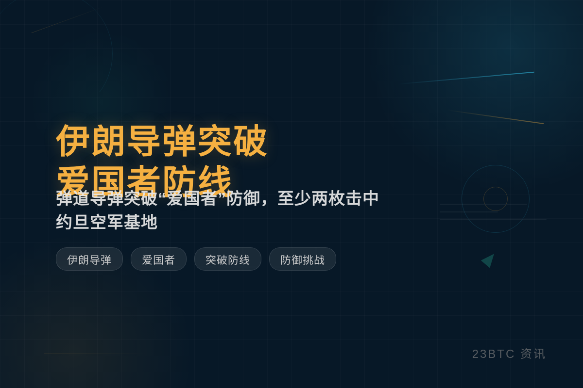 伊朗导弹突破爱国者防线插图1 伊朗导弹突破爱国者防线