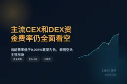 主流CEX和DEX资金费率仍全面看空
