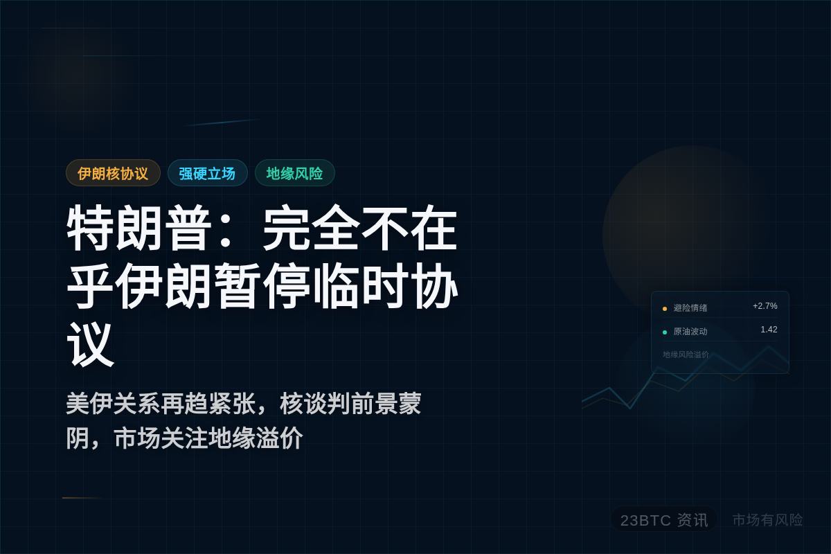 特朗普:完全不在乎伊朗暂停临时协议插图1 特朗普:完全不在乎伊朗暂停临时协议