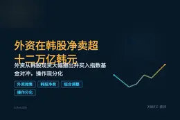 外资七月前十六天韩股净卖超十二万亿韩元