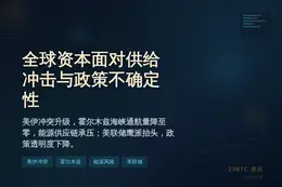 Bitunix分析师：从霍尔木兹到美联储，全球资本正同时面对供给冲击与政策不确定性