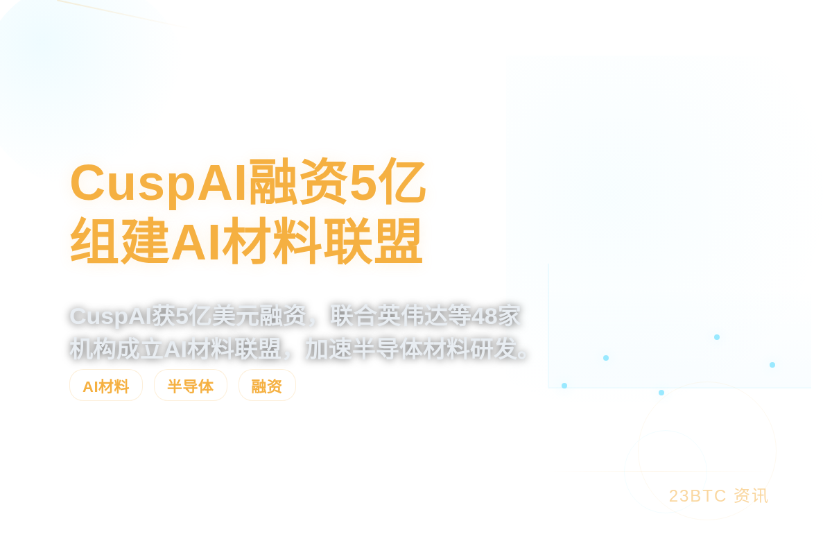 CuspAI融资5亿并建AI材料联盟插图1 CuspAI融资5亿并建AI材料联盟