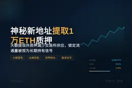 神秘新地址提取1万ETH质押