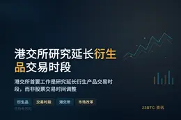 港交所研究延长衍生品交易时段