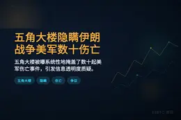 五角大楼隐瞒伊朗战争美军数十伤亡