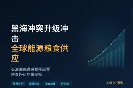 黑海冲突升级冲击全球能源粮食供应
