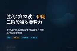 胜利2第23波：伊朗三阶段猛攻美势力