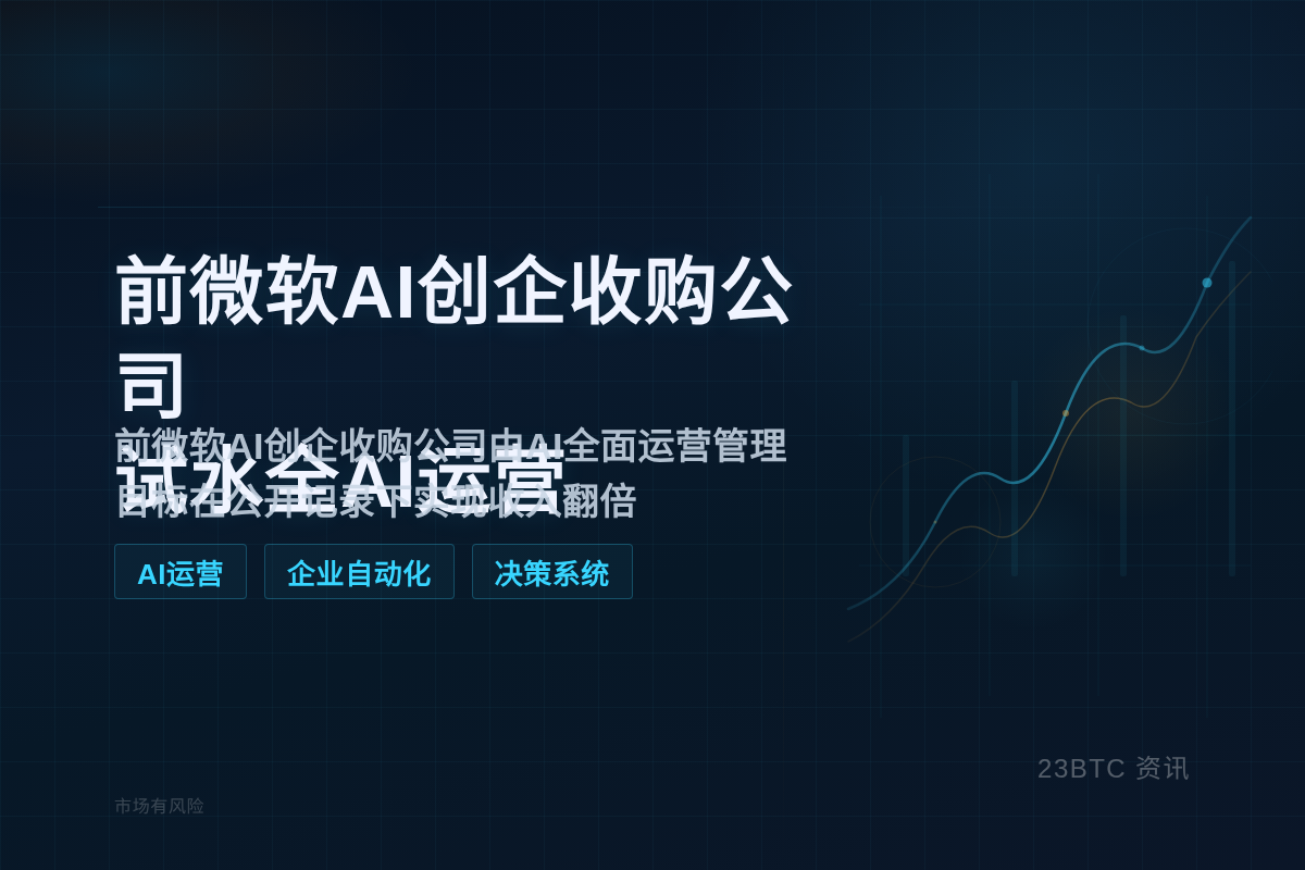 前微软AI创企收购公司试水全AI运营
