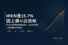 IREN股价涨15.7%因上调AI云目标