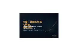 大摩：韩股杠杆压力释放，维持超配
