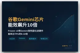 谷歌Gemini芯片能效飙升10倍