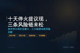十天停火提议现，三条风险链未松