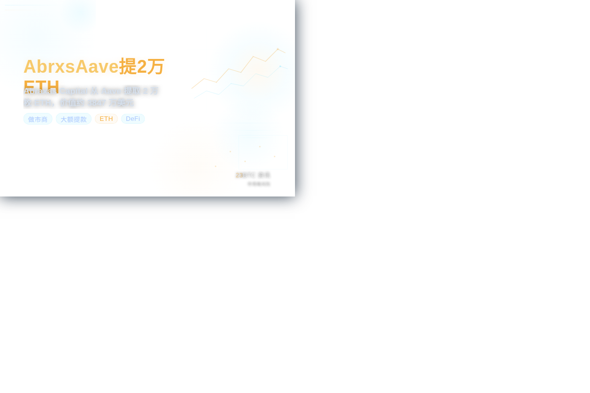 AbrxsAave提2万ETH3847万插图1 AbrxsAave提2万ETH3847万