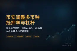 币安调整多币种抵押率与杠杆