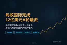 蚂蚁国际完成12亿美元A轮融资