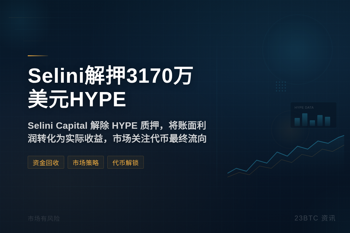 Selini解押3170万美元HYPE插图1 Selini解押3170万美元HYPE