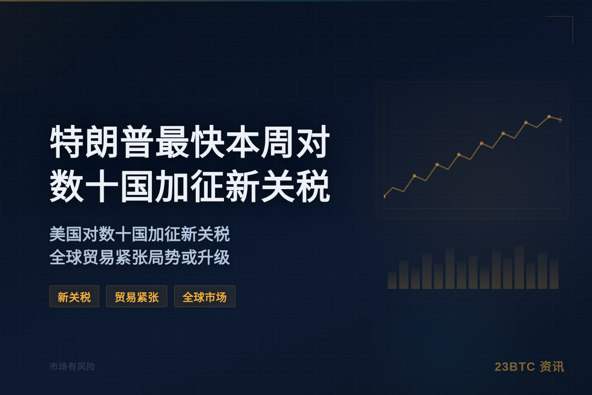 特朗普最快本周对数十国加征新关税
