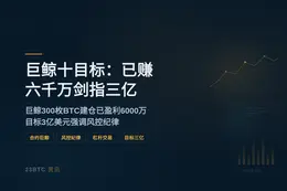 巨鲸十目标：已赚六千万剑指三亿