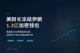 美财长冻结伊朗1.3亿加密钱包