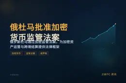 俄杜马批准加密货币监管法案