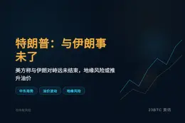 特朗普：与伊朗事未了