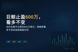 巨鲸止盈600万，看多不变