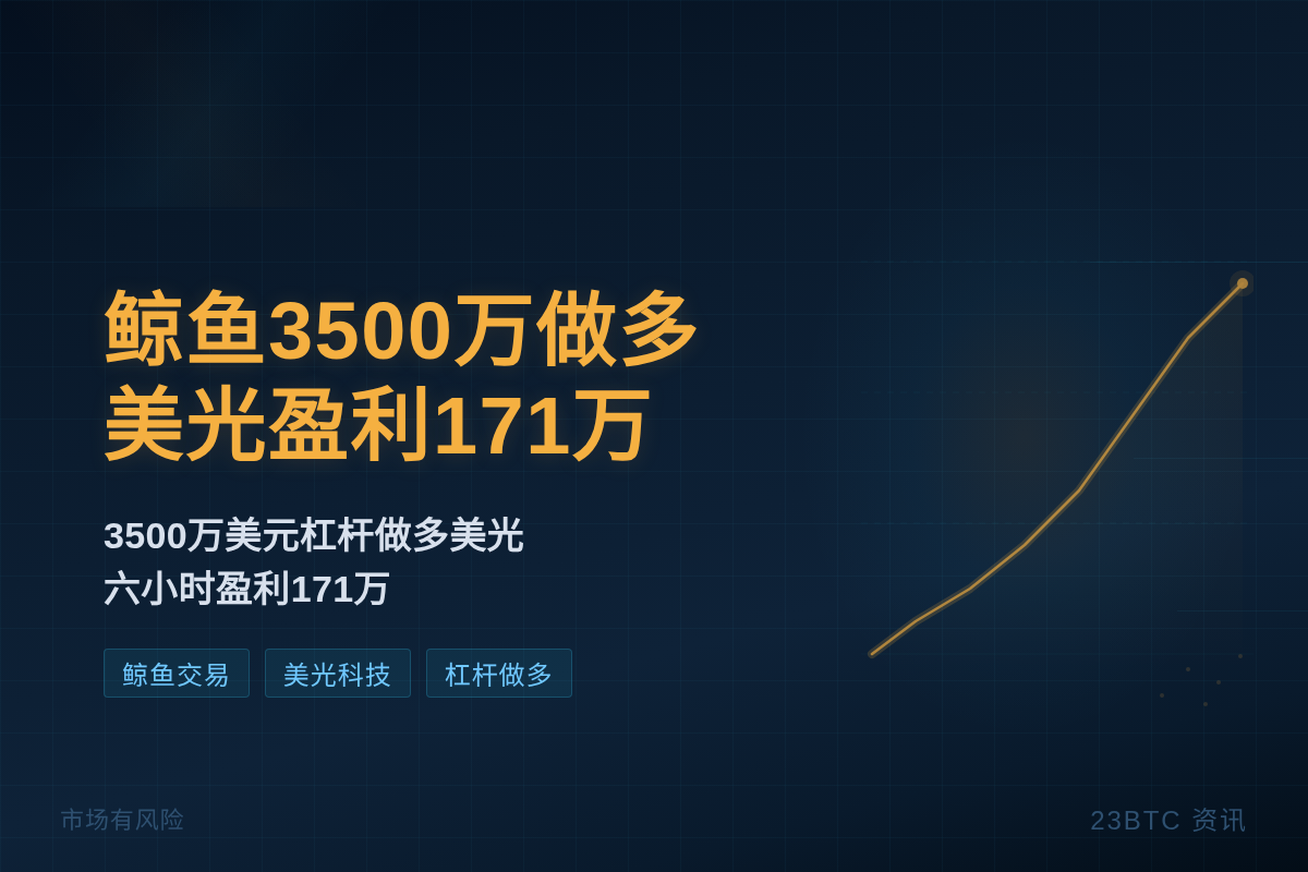 鲸鱼3500万做多美光盈利171万插图1 鲸鱼3500万做多美光盈利171万