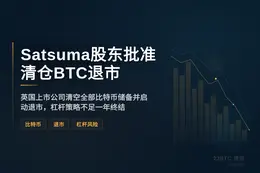Satsuma股东批准清仓BTC退市