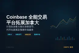 Coinbase全能交易平台计划拓展至加拿大