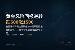 黄金风险回报逆转，跌500涨1500