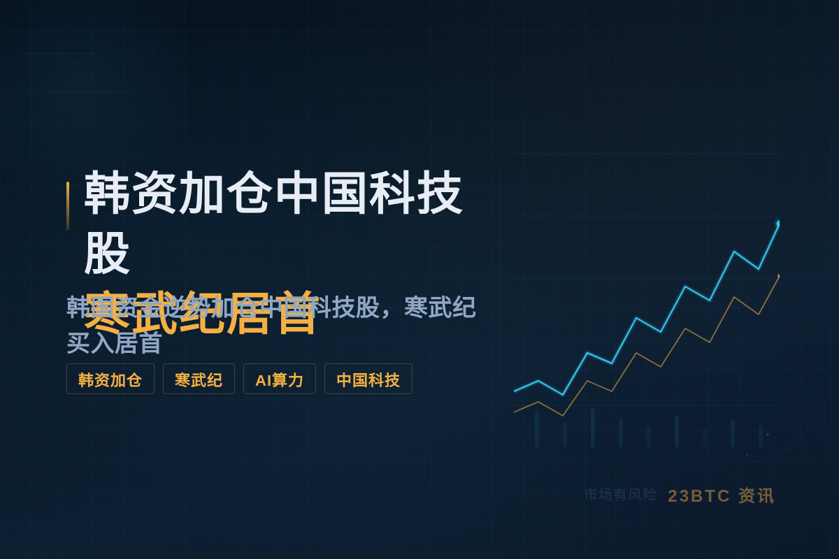 韩资加仓中国科技股，寒武纪居首