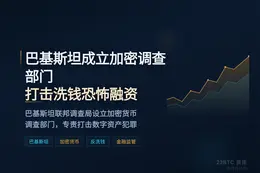 巴基斯坦成立加密调查部门，打击洗钱恐怖融资